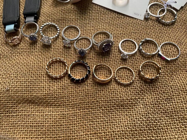 Ring display case front view